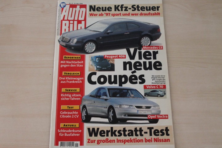 Deckblatt Auto Bild (21/1996)